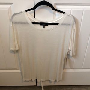 Lulus Off white lace-up top